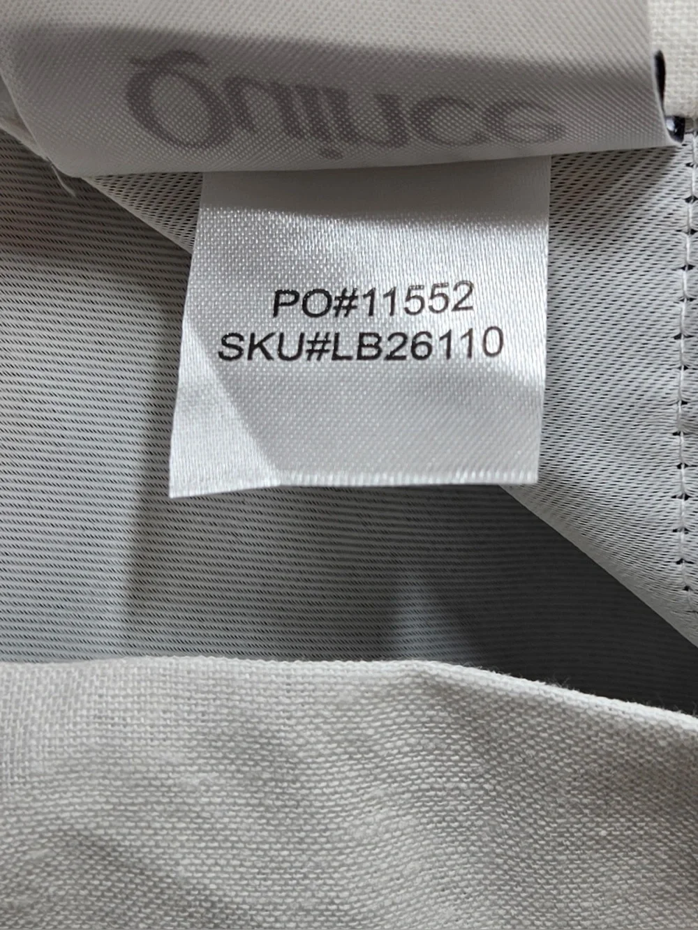 QUINCE Set Of 2 48x96 European Linen True Blackout Curtains White 0462
